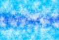 High resolution blue snowflakes abstract background. Royalty Free Stock Photo