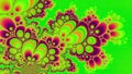 Vivid toxic chemicals abstract fractal background Royalty Free Stock Photo