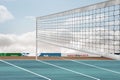 Digitally generated image of badminton stadium Royalty Free Stock Photo