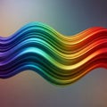 A digitally generated image features a flowing wave like pattern Royalty Free Stock Photo