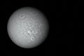 Dione, the moon of Saturn - Solar System Royalty Free Stock Photo