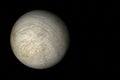 Europa, the moon of Jupiter - Solar System Royalty Free Stock Photo