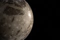 Ganymede, the moon of Jupiter - Solar System Royalty Free Stock Photo