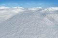 Digitally generated snowy land scape