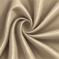 A digitally generated swirl pattern resembling folded fabric in a neutral beige color. Royalty Free Stock Photo