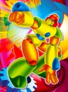 Colorful robot
