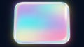 Iridescent Rounded Rectangle Abstract Background Royalty Free Stock Photo