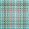 Digitally rendered turquoise red gray green abstract pattern