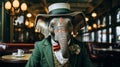 dignified elephant in a Royalty Free Stock Photo