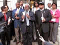 Dignitaries at the Embassy of Haiti