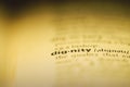 dignity word dict Royalty Free Stock Photo