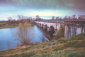 Digoin canal bridge. Digoin, France