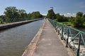 Digoin canal bridge and Voies Verte cycle way.