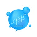 Dihydrotestosterone DHT, androstanolone, stanolone hormone molecule. Skeletal formula. Vector stock illustration Royalty Free Stock Photo