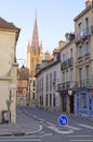 Dijon Church at sunrise Royalty Free Stock Photo
