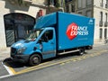 Blue France Express delivery van