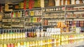 Dijon in France. Shop selling mustard.