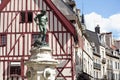 Dijon historic city square statue