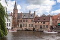 Dijver Canal in Bruges Belgium Royalty Free Stock Photo