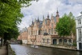 Dijver Canal in Bruges Belgium Royalty Free Stock Photo