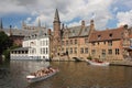 Dijver canal. Bruges. Belgium Royalty Free Stock Photo