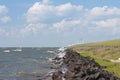 with windmills in the Netherlands