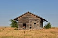 Dilapidated Abandoned Building in a Field in Scenic, SD