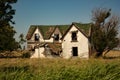 Dilapidated Abandoned Farm House in Oklahoma Royalty Free Stock Photo