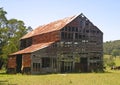 Dilapidated barn at Long Beach