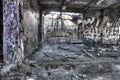 Dilapidated building interior Royalty Free Stock Photo