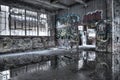 Dilapidated building interior Royalty Free Stock Photo