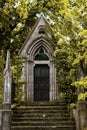 Dilapidated chapel in the town of Bellem, Aalter, Belgium.