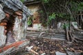 Dilapidated church in Wat Rat Bamrung Wat Ngon Kai - Samut Sakhon, Thailand