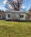 Dilapidated Garage in a Residential Neighborhood