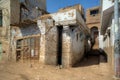 Dilapidated houses of Egyptian village Royalty Free Stock Photo