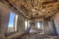 Dilapidated interior of Dr. Jones house Royalty Free Stock Photo