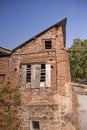 Dilapidated old bricks house at taluka Akole