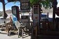Dilapidated Old Gas Pumps in Hackberry General Store