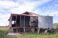 Dilapidated old house falling down with termite damage Royalty Free Stock Photo