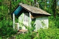 Dilapidated old small house Royalty Free Stock Photo