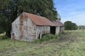 Dilapidated but still used byre Royalty Free Stock Photo