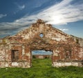 Dilapidated stud farm 19th century Royalty Free Stock Photo