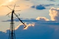 Dilapidated Windmill Sky Royalty Free Stock Photo