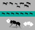 Diligent Ants Team Vector
