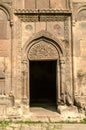 Oval engraving above the entrance in Church of Gregory the illuminator in the monastery of Goshavank, the village of Gosh near the