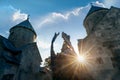 Dilijan Haghartsin monastery and its temples Royalty Free Stock Photo