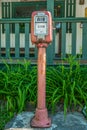 Dillard, Georgia/USA-5/20/18 Antique air pump