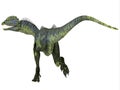 Dilophosaurus Dinosaur Running Royalty Free Stock Photo