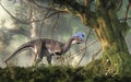 Dilophosaurus in a Jungle