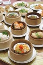 Dim sum, asian cuisine menu Royalty Free Stock Photo